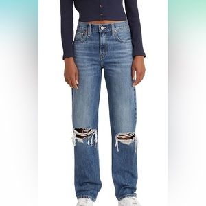 Levi's Women's Low Pro Jeans breathe out medium indigo size 27